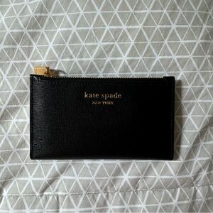 Kate Spade Morgan Small Slim Bifold Wallet in Black